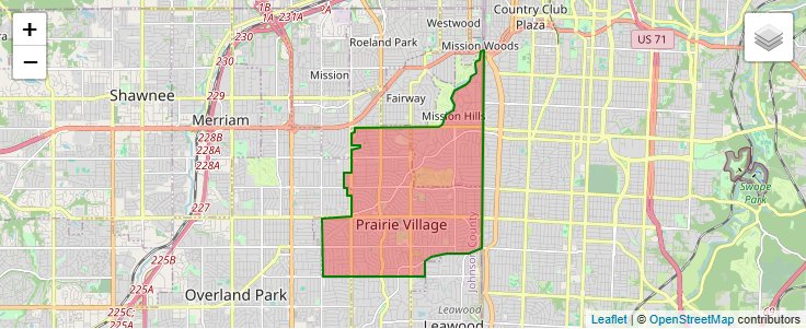 ZIP Code 66208 - Prairie Village, Kansas | Map, Demographics