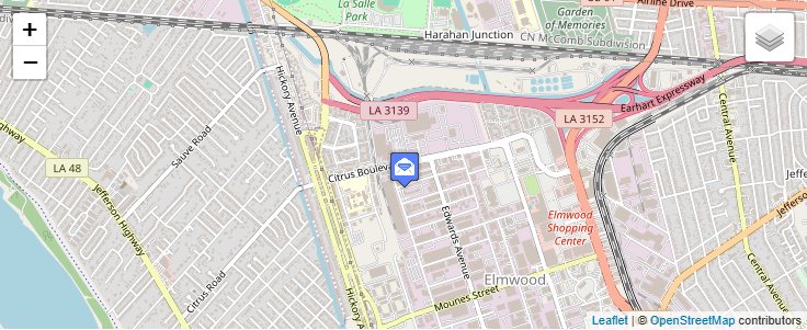 Map of ZIP Code 70181 in New Orleans, LA — click to open interactive map