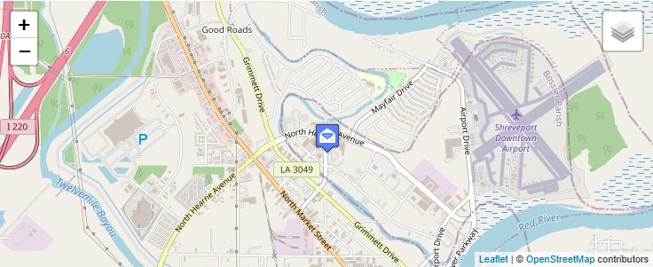 Map of ZIP Code 71137 in Shreveport, LA — click to open interactive map