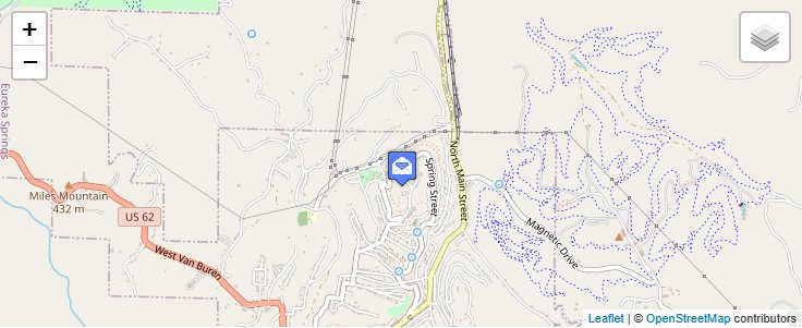 Map of ZIP Code 72613 in Beaver, AR — click to open interactive map