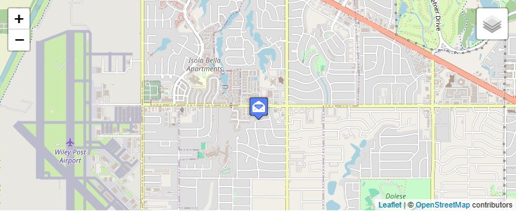 Map of ZIP Code 73123 in Oklahoma City, OK — click to open interactive map