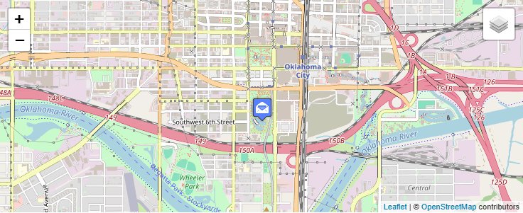 Map of ZIP Code 73124 in Oklahoma City, OK — click to open interactive map