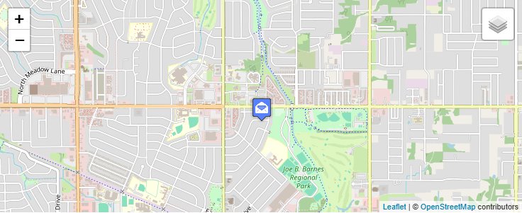 Map of ZIP Code 73140 in Oklahoma City, OK — click to open interactive map