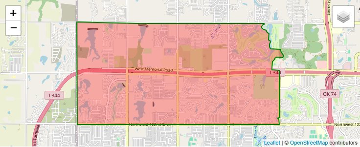 ZIP Code 73142 - Oklahoma City, Oklahoma | Map, Demographics