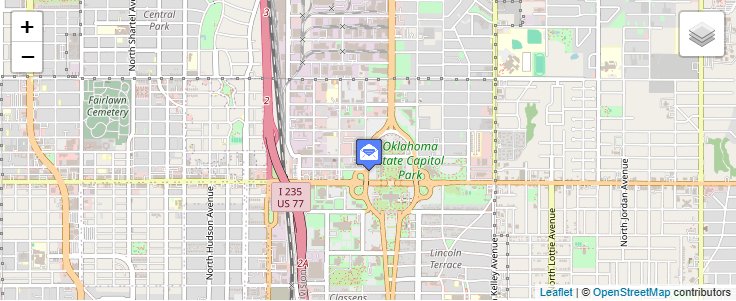 Map of ZIP Code 73194 in Oklahoma City, OK — click to open interactive map