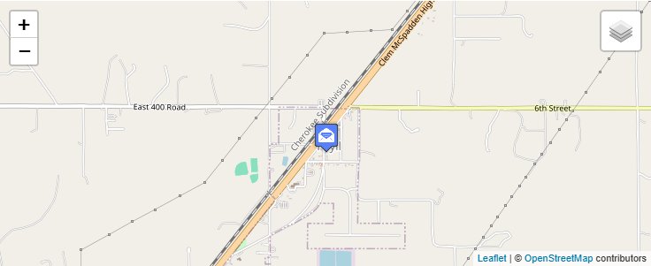Map of ZIP Code 74031 in Foyil, OK — click to open interactive map