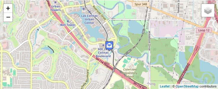 Map of ZIP Code 75014 in Irving, TX — click to open interactive map