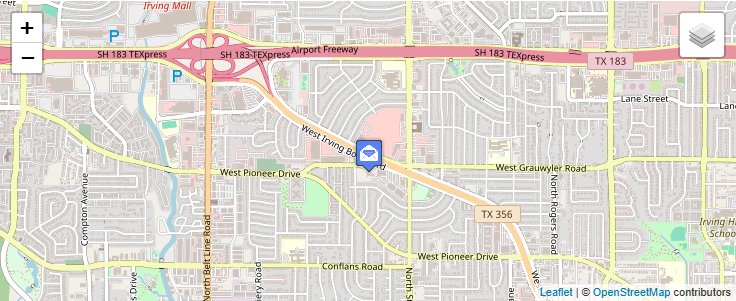 Map of ZIP Code 75015 in Irving, TX — click to open interactive map