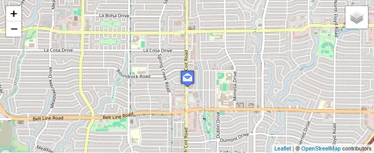 Map of ZIP Code 75083 in Richardson, TX — click to open interactive map