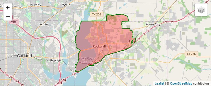 ZIP Code 75087 - Rockwall, Texas | Map, Demographics, Income