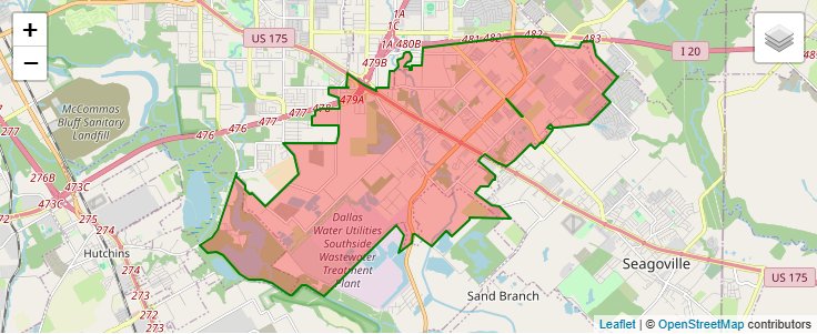 ZIP Code 75253 - Dallas, Texas | Map, Demographics, Income