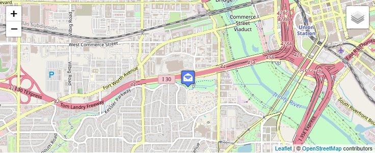 Map of ZIP Code 75285 in Dallas, TX — click to open interactive map