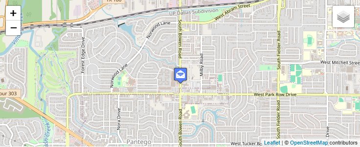 Map of ZIP Code 76094 in Arlington, TX — click to open interactive map