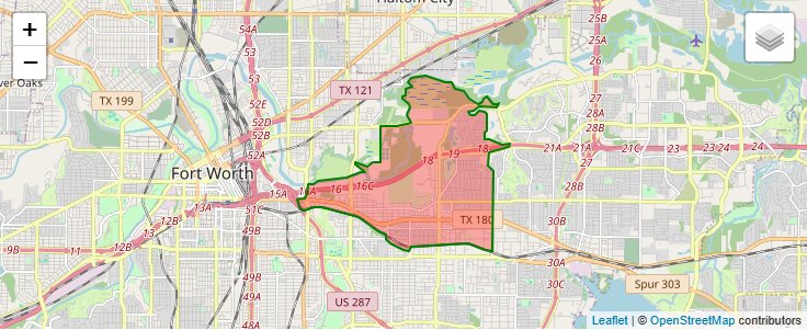 ZIP Code 76103 - Fort Worth, Texas | Map, Demographics, Income