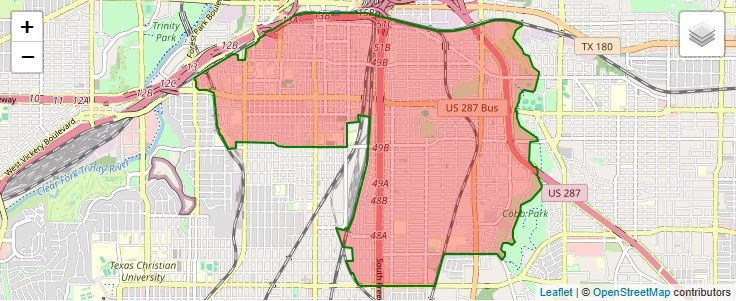 ZIP Code 76104 - Fort Worth, Texas | Map, Demographics, Income