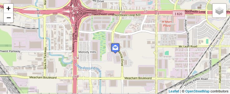 Map of ZIP Code 76190 in Fort Worth, TX — click to open interactive map
