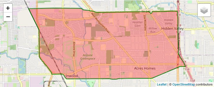 ZIP Code 77088 - Houston, Texas | Map, Demographics, Income