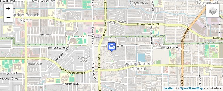 Map of ZIP Code 77243 in Houston, TX — click to open interactive map