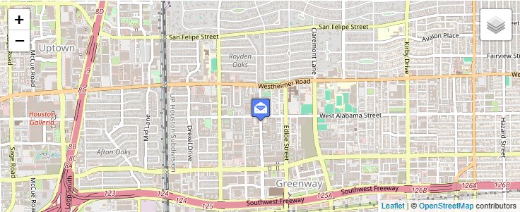 Map of ZIP Code 77256 in Houston, TX — click to open interactive map