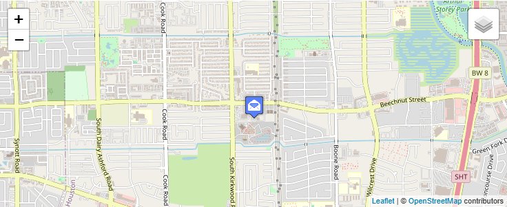 Map of ZIP Code 77272 in Houston, TX — click to open interactive map