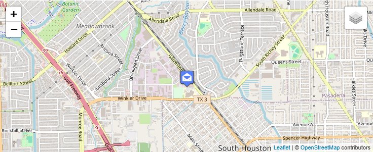 Map of ZIP Code 77287 in Houston, TX — click to open interactive map