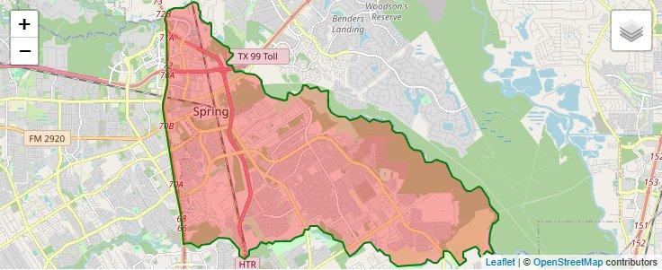 ZIP Code 77373 - Spring, Texas | Map, Demographics, Income