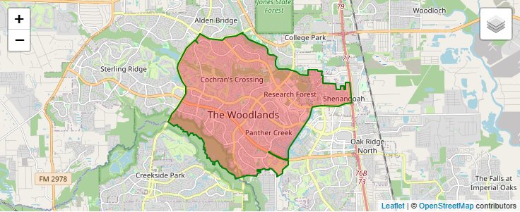 ZIP Code 77381 - Spring, Texas | Map, Demographics, Income
