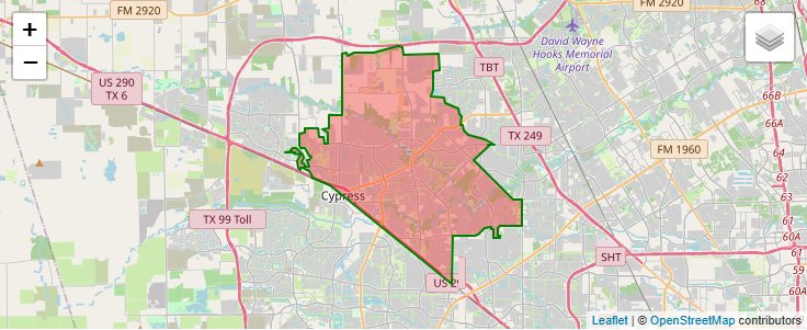 ZIP Code 77429 - Cypress, Texas | Map, Demographics, Income