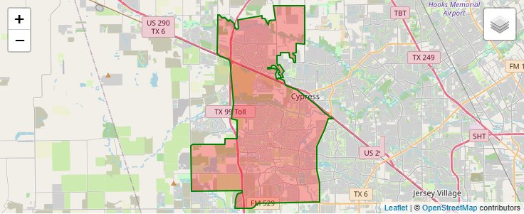 ZIP Code 77433 - Cypress, Texas | Map, Demographics, Income