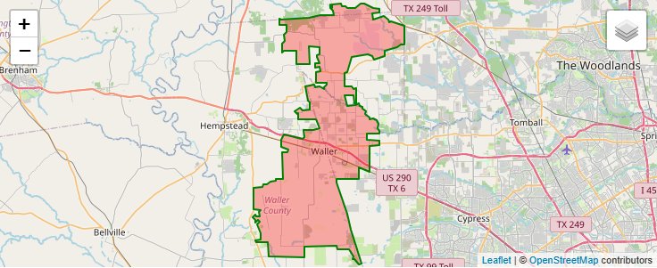 フリーザー e ZIP Code 77484 - Waller, Texas | Map, Demographics, Income