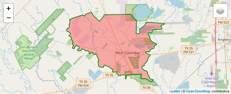 ZIP Code 77486 - West Columbia, Texas | Map, Demographics, Income