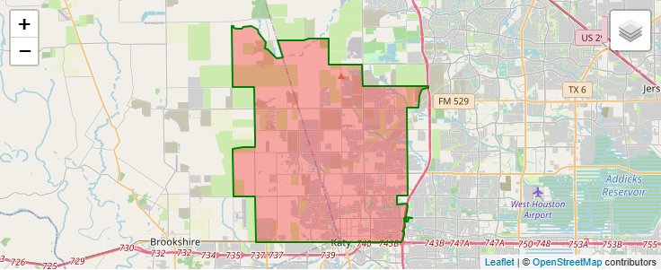 りんページ ZIP Code 77493 - Katy, Texas | Map, Demographics, Income, Schools