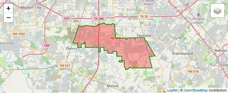 松 ZIP Code 77584 - Pearland, Texas | Map, Demographics, Income
