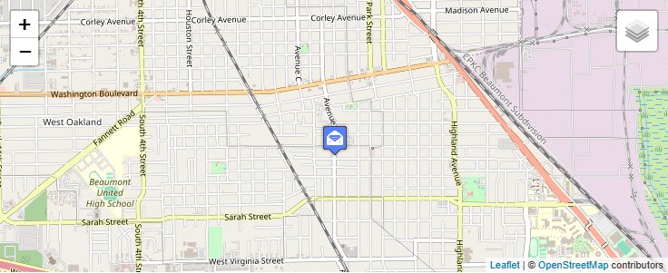 Map of ZIP Code 77725 in Beaumont, TX — click to open interactive map
