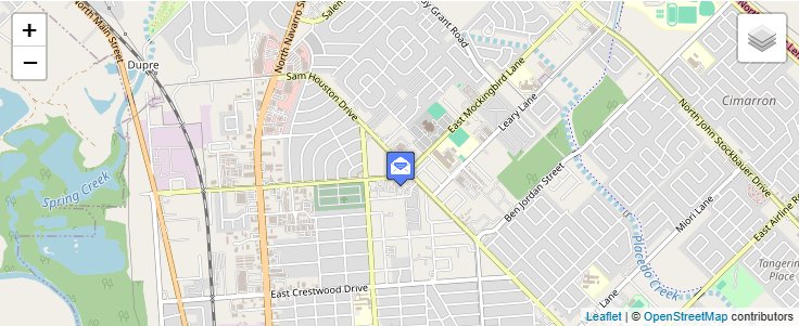 Map of ZIP Code 77903 in Victoria, TX — click to open interactive map