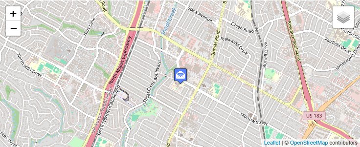 Map of ZIP Code 78766 in Austin, TX — click to open interactive map