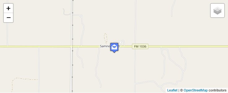 Map of ZIP Code 79077 in Samnorwood, TX — click to open interactive map