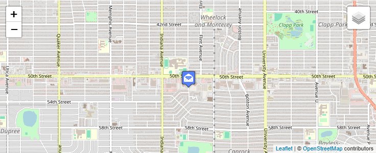 Map of ZIP Code 79493 in Lubbock, TX — click to open interactive map