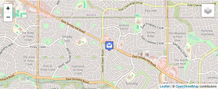 Map of ZIP Code 80046 in Aurora, CO — click to open interactive map