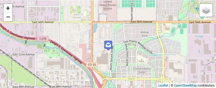 Map of ZIP Code 80217 in Denver, CO — click to open interactive map