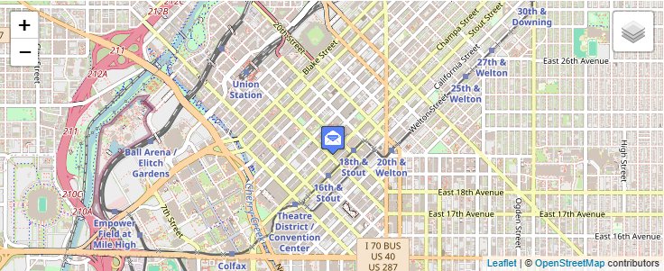 Map of ZIP Code 80244 in Denver, CO — click to open interactive map