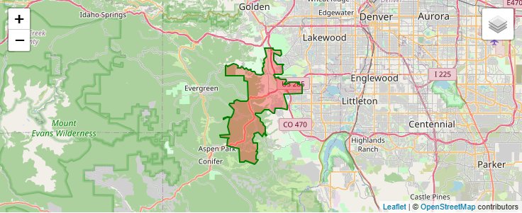 くー ZIP Code 80465 - Morrison, Colorado | Map, Demographics, Income