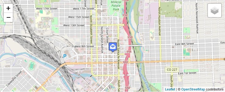 Map of ZIP Code 81010 in Pueblo, CO — click to open interactive map