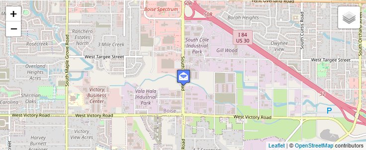 Map of ZIP Code 83708 in Boise, ID — click to open interactive map