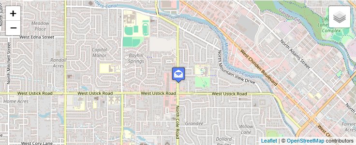 Map of ZIP Code 83711 in Boise, ID — click to open interactive map