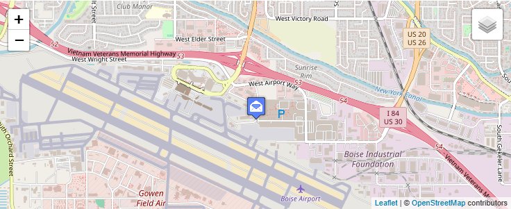 Map of ZIP Code 83715 in Boise, ID — click to open interactive map