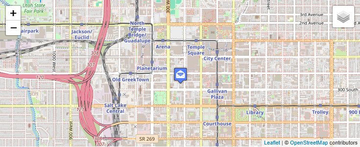 Map of ZIP Code 84110 in Salt Lake City, UT — click to open interactive map