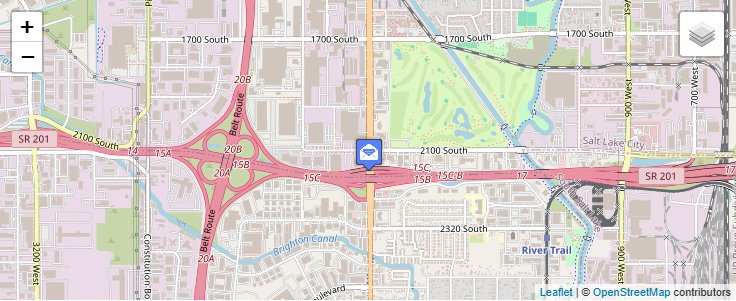 Map of ZIP Code 84130 in Salt Lake City, UT — click to open interactive map