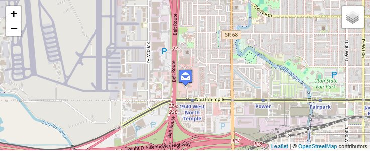 Map of ZIP Code 84134 in Salt Lake City, UT — click to open interactive map
