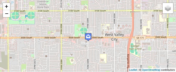 Map of ZIP Code 84170 in Salt Lake City, UT — click to open interactive map